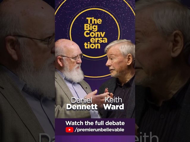 Are we more than matter? ⚛️ Daniel Dennet on The Big Conversation💡 #debate #podcast #danieldennet