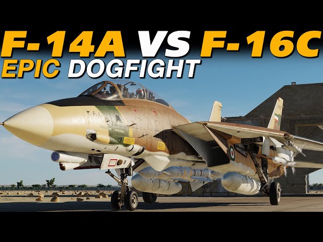 F-14A VS F-16C | EPIC Dogfight in the DCS F-14A Tomcat