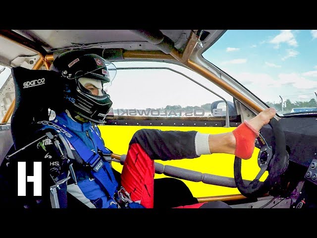 Mind Blowing Feet-Only Drifting in a R34 Skyline!
