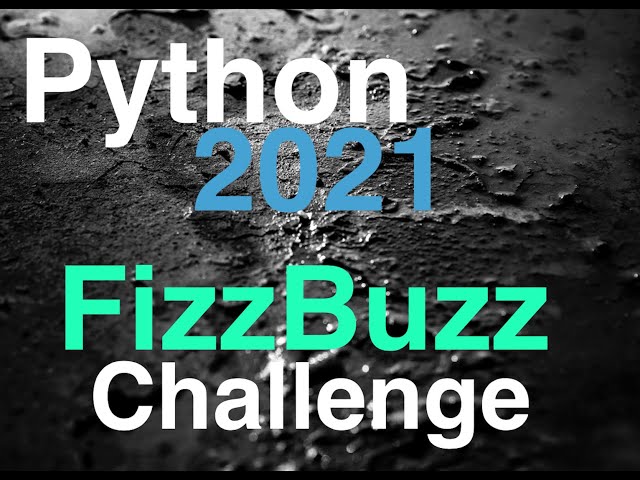 How to code FizzBuzz in Python