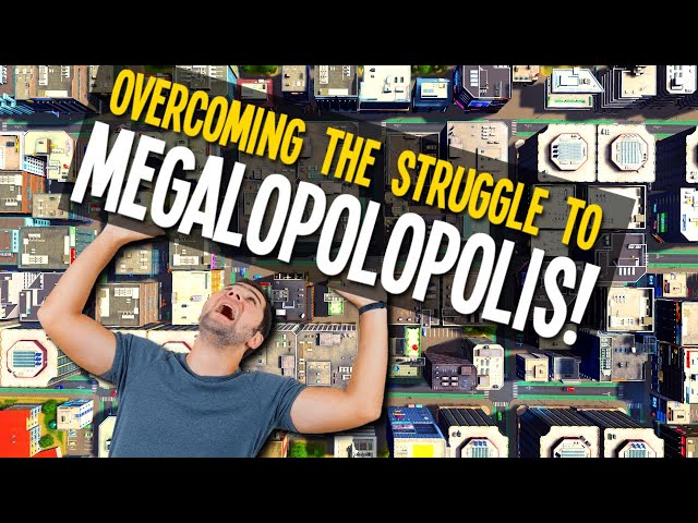 The Risks I Took to Hit Megalopolopolis in Vanilla Cities Skylines!