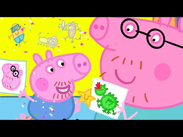 Daddy Pig Gets a Playgroup Star! | Family Kids Cartoon