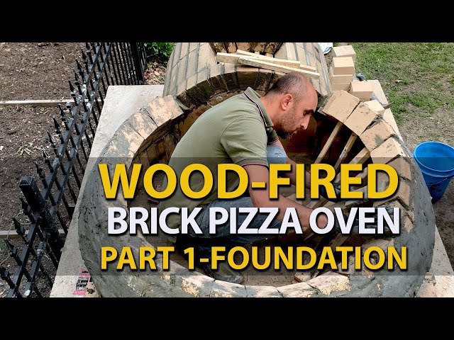Ep 1 - Wood Fired Brick Pizza Oven - FOUNDATION - DIY / How to Build