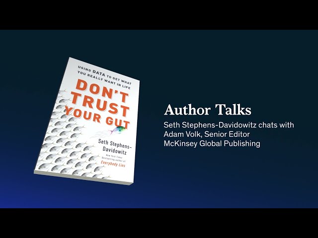 Author Talks: Can you trust your gut?