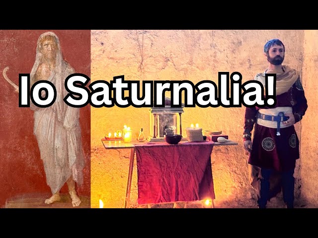 Holiday merry-making of the Saturnalia festival