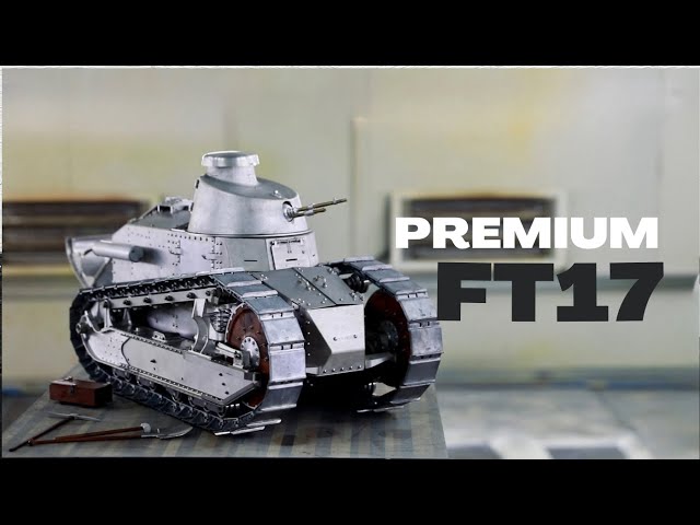 I painted a perfect RC tank model 1/6 FT17