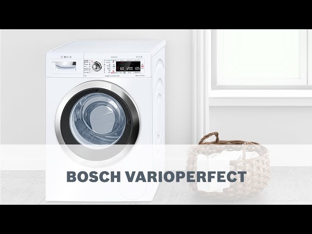 Bosch Varioperfect Washing Machine Functions