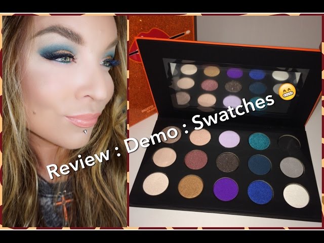 Review : Demo : Swatches : Make Up For Ever 15 Artist Shadow Palette for Holiday 2015