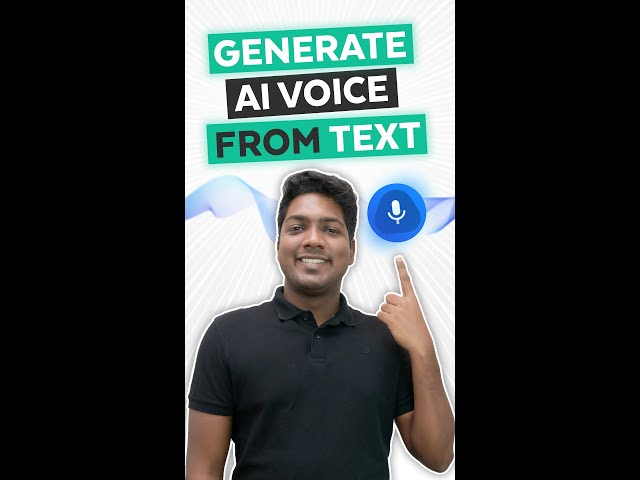 How to Generate Your Own Voice - Text to Speech