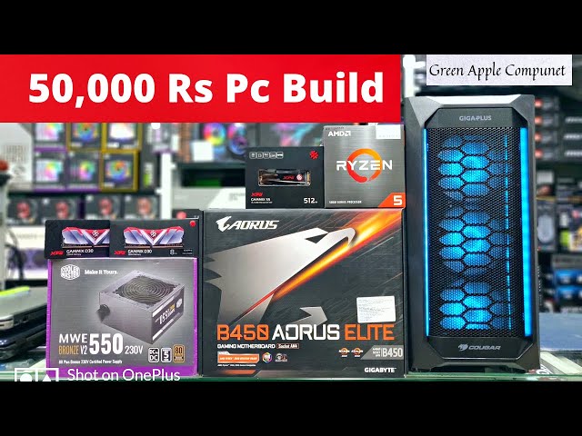 50,000 Rs Ryzen Pc Build in Mumbai | Green Apple Compunet !