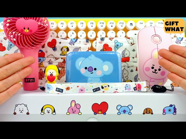 Satisfying BT21 Merchandise Collection ASMR Unboxing 【 GiftWhat 】