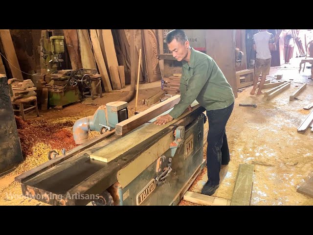 Amazing Living Room Decoration And Construction Project - Woodworker's Masterful Skills