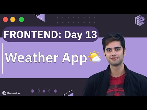 Frontend | Day 13 | Weather App