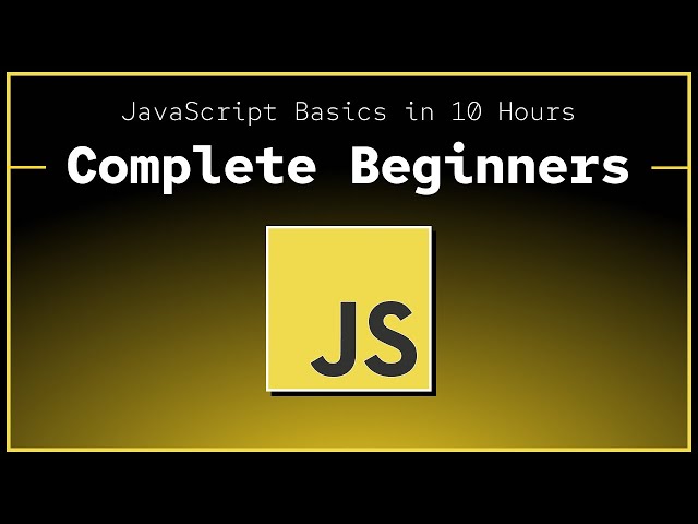 JavaScript Course for Complete Beginners (with code challenges)