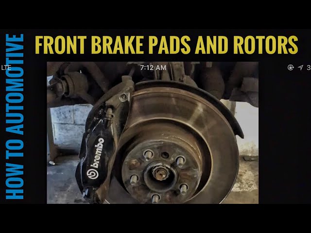 How to Replace Front Brake Pads and Rotors on a 2005 Range Rover