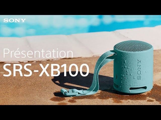 Découvrez l'enceinte sans fil portable SRS-XB100 de Sony