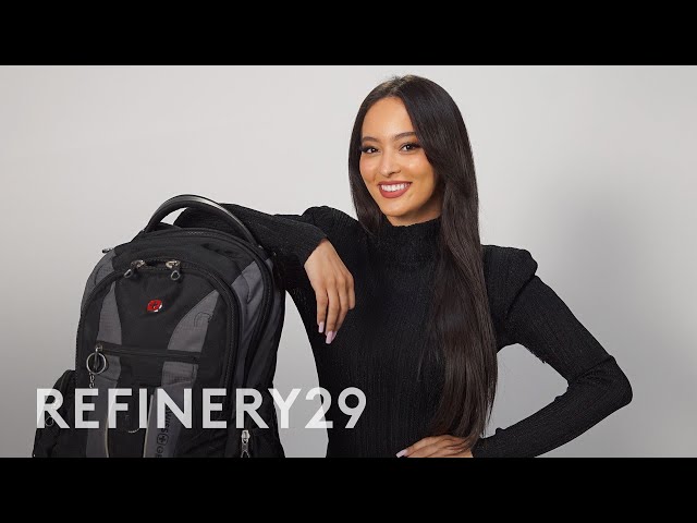 What's In Faouzia's Bags | Spill It | Refinery29