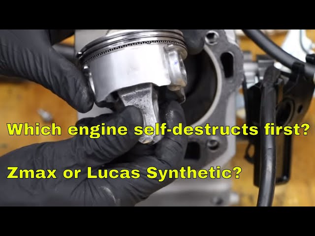 Which engine self-destructs first? Zmax or Lucas Synthetic?