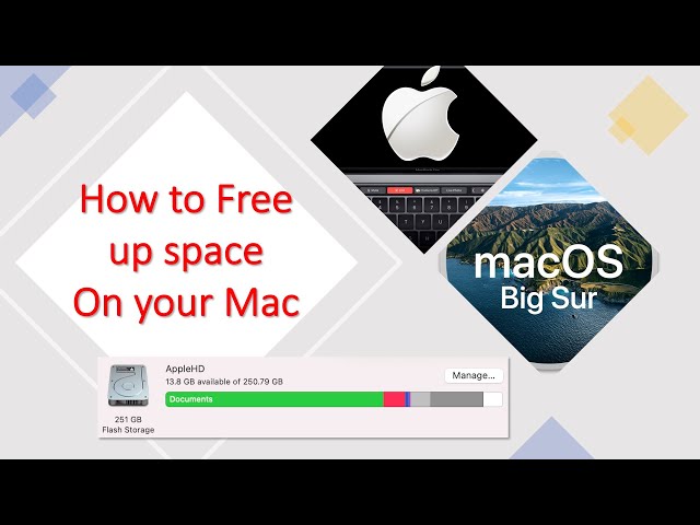 the simple steps to free up space on the hard drive of your Mac !! BigSur, Mojave, Sierra, ....