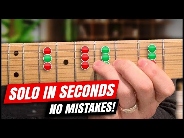 Play PERFECT Solos within SECONDS From Now Using Pentatonic Box Checklists (NO Mistakes!!)