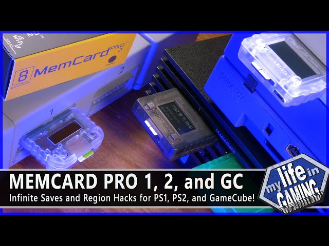 MemCard Pro 1, 2 and GC - Infinite Saves & Region Hacks for PS1, 2 and GameCube / MY LIFE IN GAMING