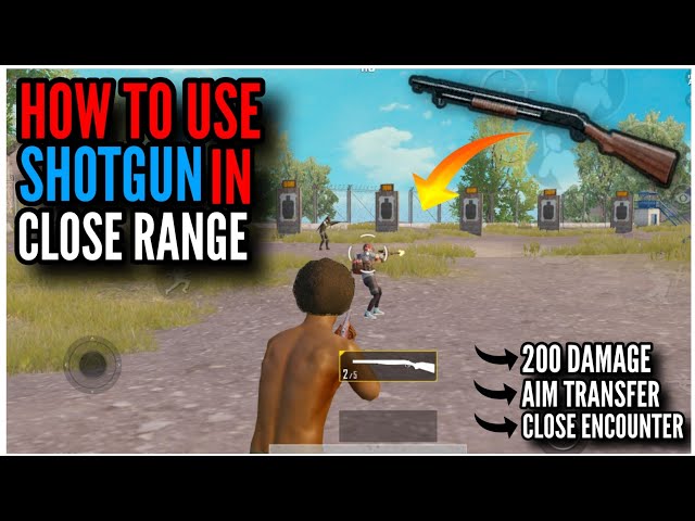 HOW TO USE SHOT GUN IN CLOSE RANGE IN PUBG MOBILE BLAZED ARMY