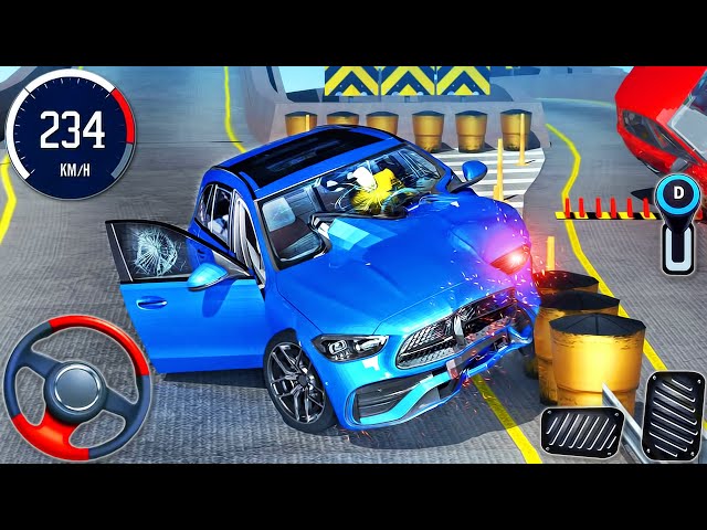 Real Car Crash Racing Simulator - Extreme Beam Demolition Derby Car Drive - Android GamePlay #2