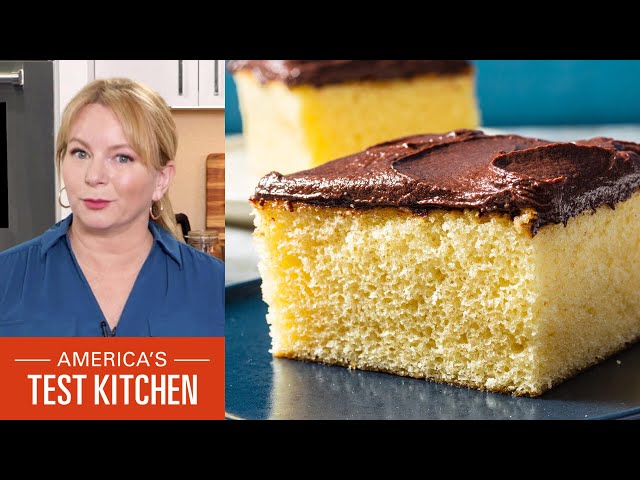 How to Make Yellow Sheet Cake with Chocolate Frosting