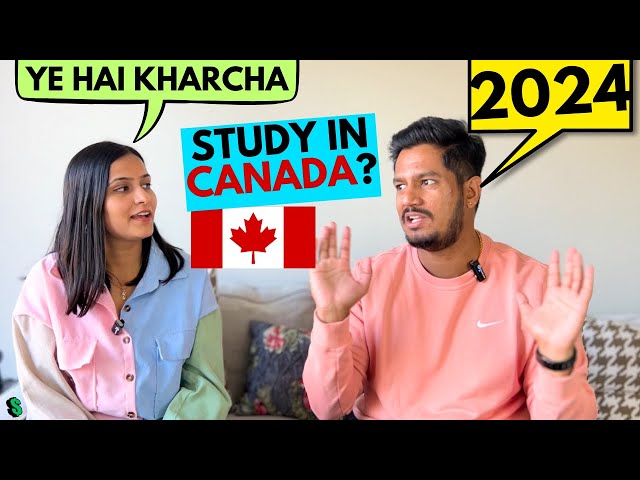 TOTAL COST TO STUDY IN 🇨🇦 CANADA 🇨🇦 IN 2024 | IS 25 LAKH LOAN ENOUGH TO STUDY IN CANADA 🇨🇦 IN 2024 ?