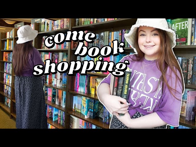come book shopping with me 📚 & book haul