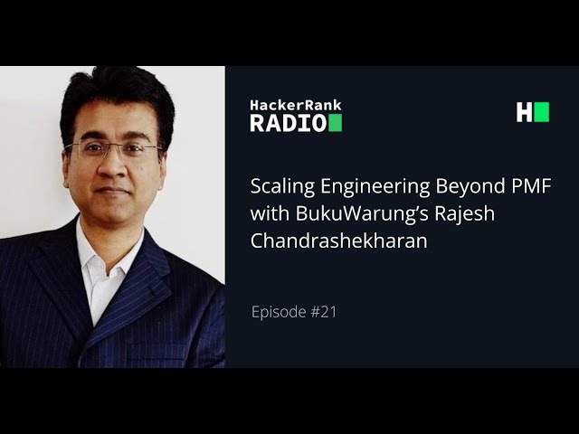 Scaling Engineering Beyond PMF with BukuWarung's Rajesh Chandrashekharan