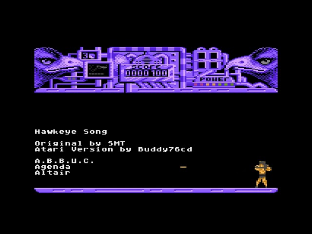 Hawkeye Tunetro - Atari 8-Bit Demo by JAC! of WUDSN (2022)