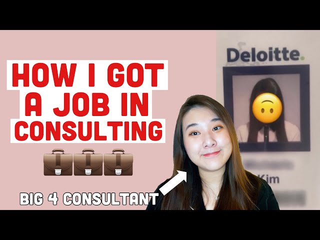 How to get a JOB AT Big 4 CONSULTING with a LOW GPA (Straight out of college) | Deloitte Consulting