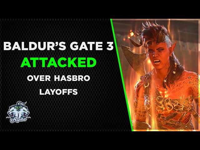 Baldur's Gate 3 ATTACKED over Hasbro Layoffs | Claims of Financial FAILURE