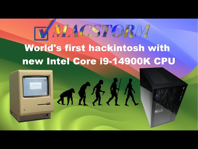 World's first hackintosh with Intel 14th Gen i9-14900K CPU