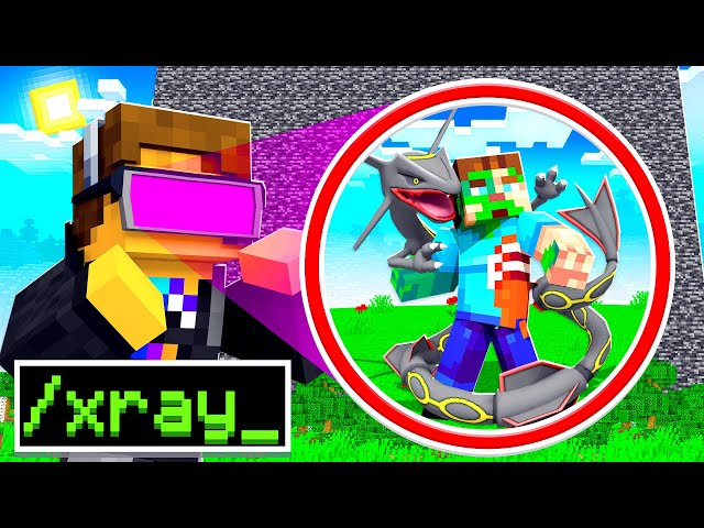 Secretly CHEATING With XRAY MOD In Pixelmon!