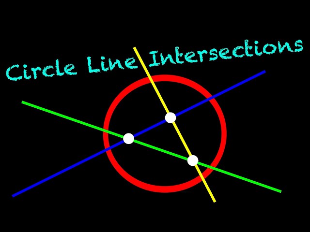 Circle and Line INTERSECTIONS