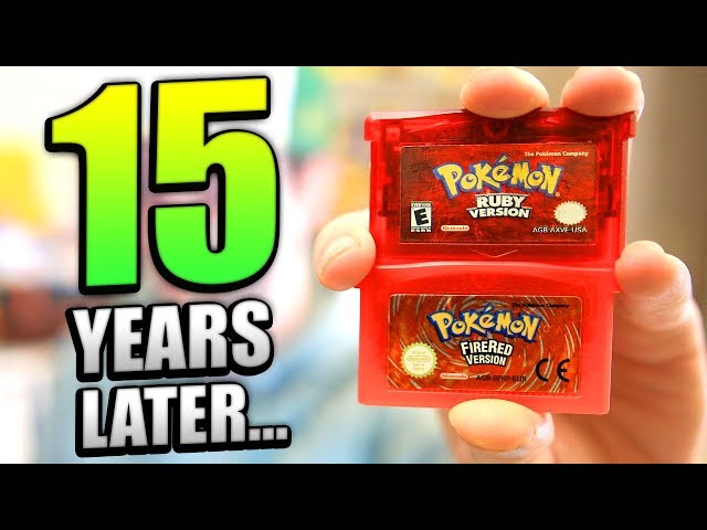 Playing OLD Pokemon games 15 YEARS LATER! (100% Pokedex)