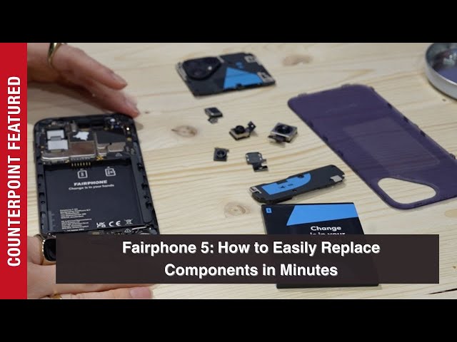 Fairphone 5: How to Easily Replace Components in Minutes | #Sustainable #Modular
