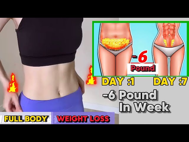 Lose Weight Full Body In Week | Get Weight Loss | Small Waist | Do This to -5kg in Week