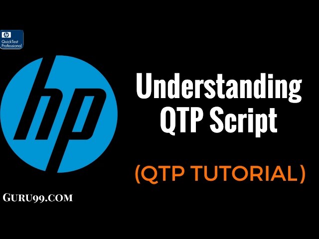 Script -HP UFT/QTP Tutorial #9