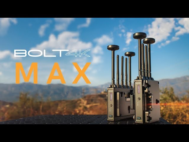 Bolt 4K MAX: Teradek's Most Powerful Wireless System Ever