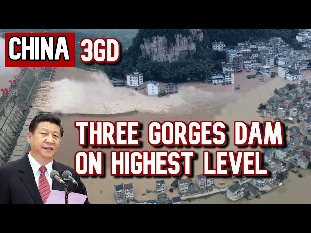 Three Gorges Dam on Highest Level Again, 400 Million Lives On Risk | China Flood |