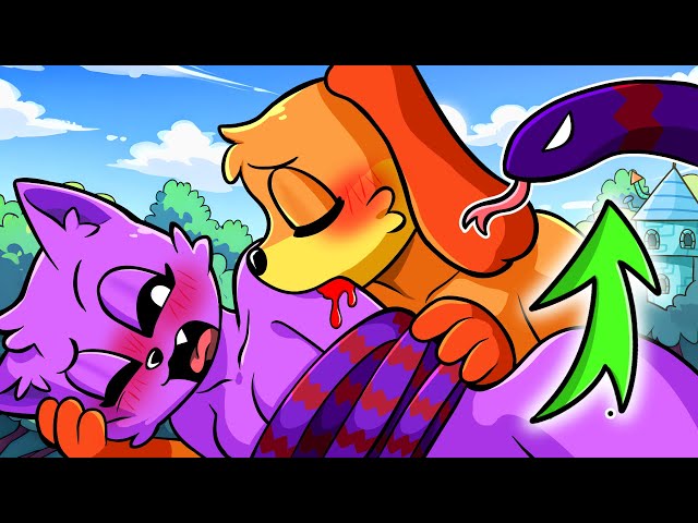 Dogday Sucks Catnap's Blood?! |  Poppy Playtime 3 Animation | Dogday sucks the venom out of Catnap