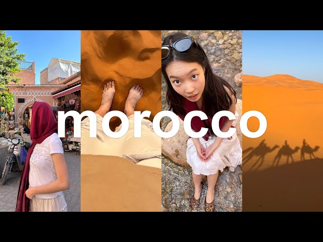 4 days in morocco 🏜️ marrakech, camping in the sahara desert
