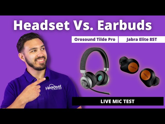 Headphones VS  Earbuds Review + Mic Test Comparison