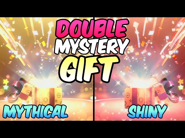 Get DOUBLE Shiny & Mythical Mystery Gifts NOW in Pokemon Scarlet Violet