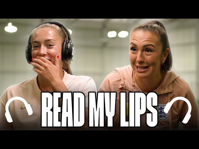 "SARINAAAAA!" 🗣  Maya Le Tissier & Katie Zelem | Read My Lips Challenge | England