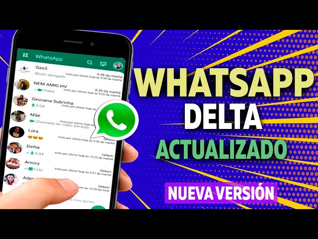 WhatsApp DELTA Última actualización 2022-2023-2024 explicación detallada 👌