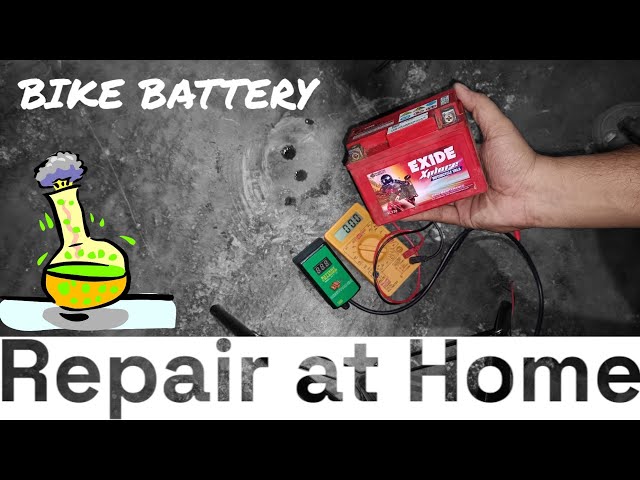 Exide battery repair || Bike battery repair at Home
